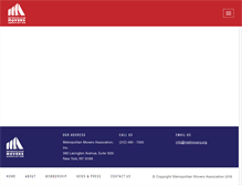 Tablet Screenshot of metmovers.org